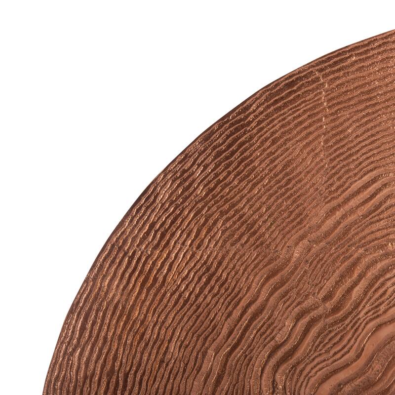 SAFAVIEH Katelynn Copper 25-inch Round Decorative Mirror - 24.5" x 24.5" x 1" - 25Wx25Dx1H