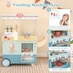 preview thumbnail 4 of 7, Kids Wooden Ice Cream Truck Play Set with Vending Machine - 30" x 12" x 34.5"