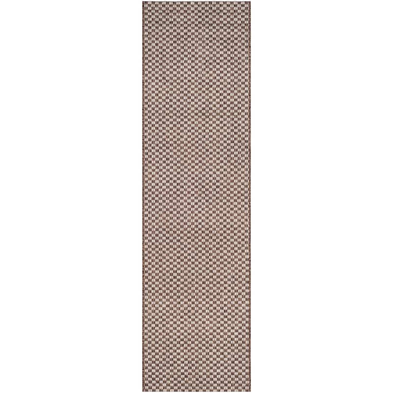 SAFAVIEH Courtyard Judi Indoor/ Outdoor Patio Backyard Rug