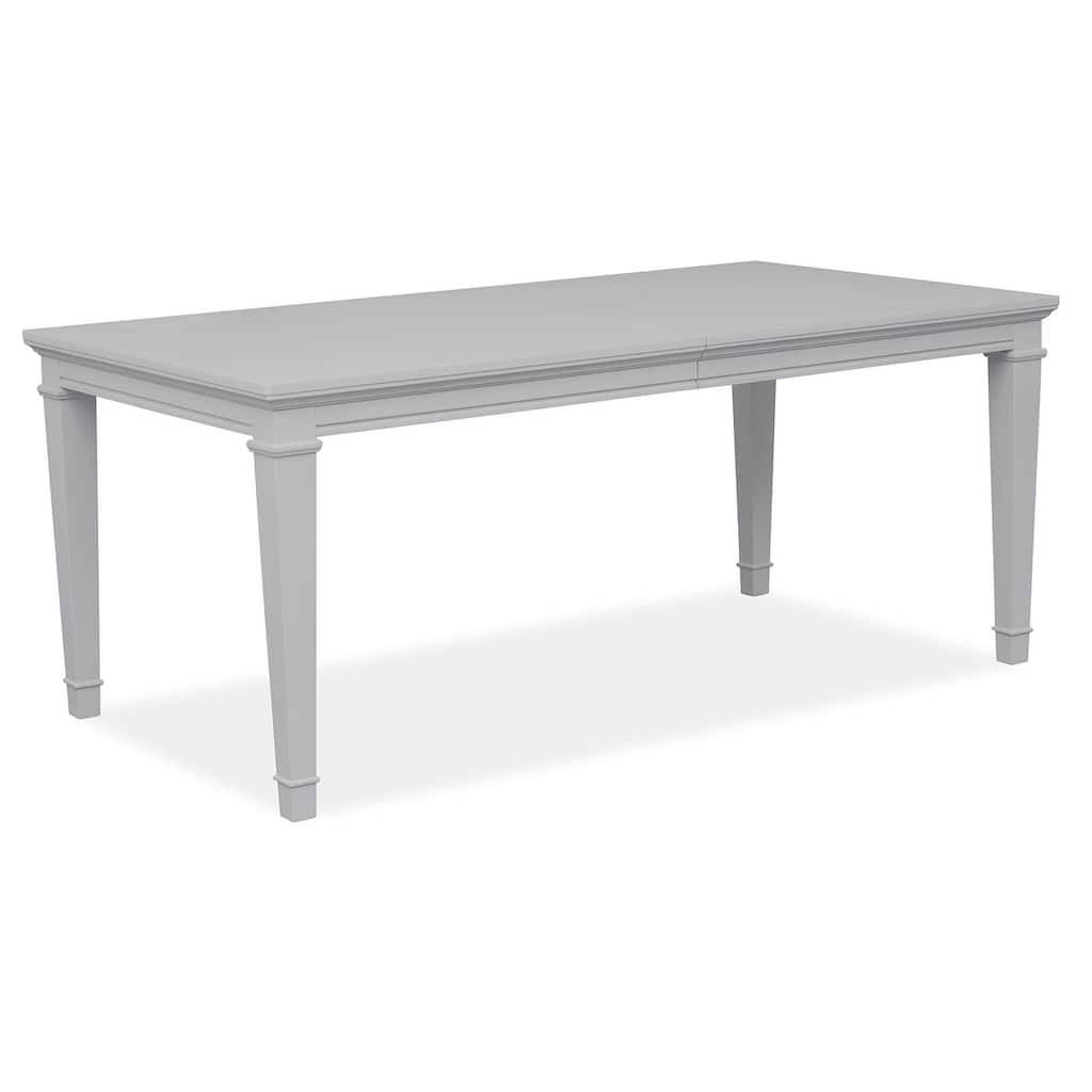 Magnussen Home Charleston Harbor Gray Extendable Rectangular Dining Table - 38''W x 72''D x 30''H