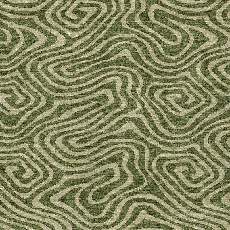 HomeRoots Abstract Transitional Rectangle Outdoor Rug