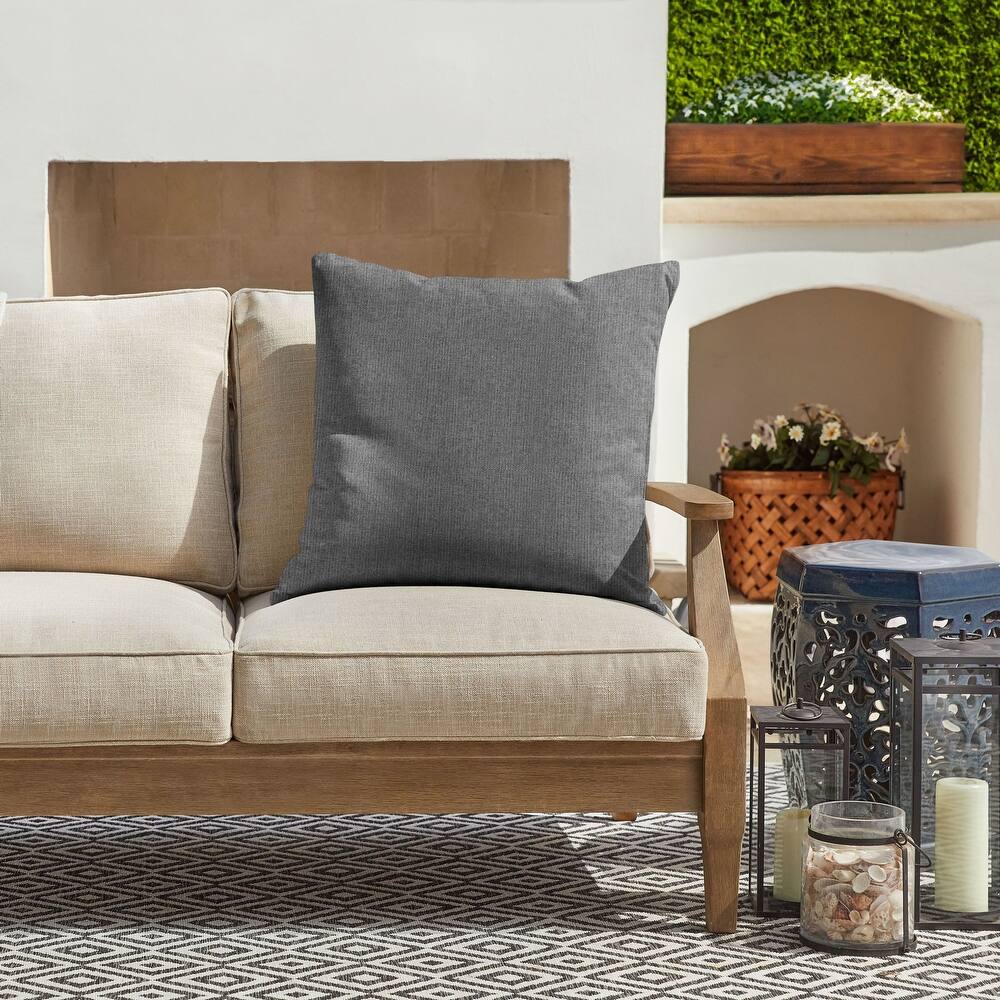 Sorra Home Sunbrella Outdoor Knife Edge Pillow Single