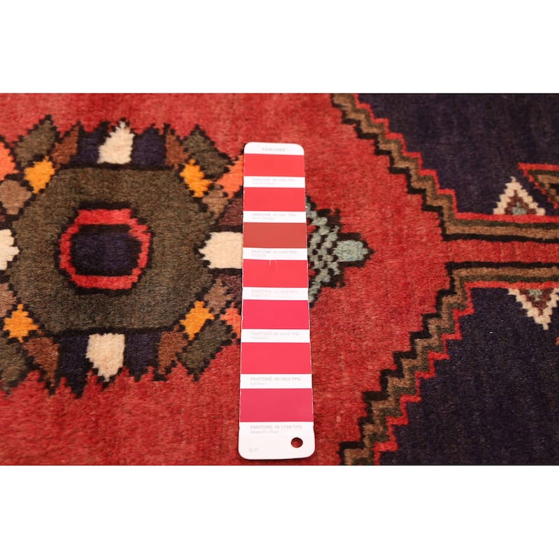 ECARPETGALLERY Hand-knotted Andelz Red Wool Rug - 3'3 x 4'9
