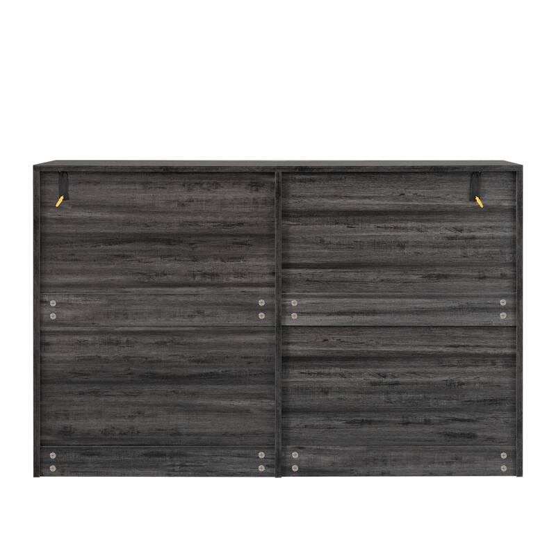 Modern Solid Wood 6-drawers Entryway Storage Cabinet