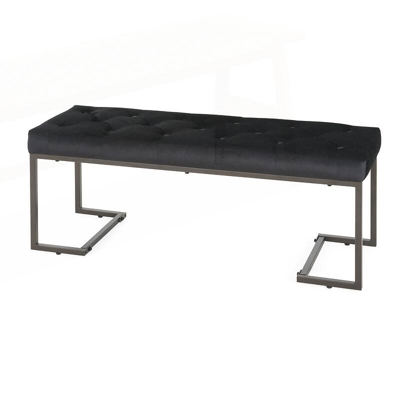 Sophisticated Upholstered Button Tufted Bench for Stylish Interiors