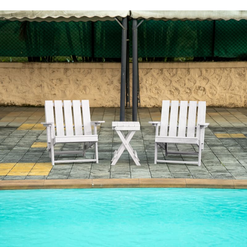 San Juan Fully Assembled All-Weather Recycled HDPE Outdoor Folding Bistro table
