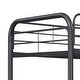 preview thumbnail 8 of 8, Twin over Twin Size Metal Furniture Triple Bunk Bed with Ladder and Fence for Bedroom, Kids, Boys and Girls