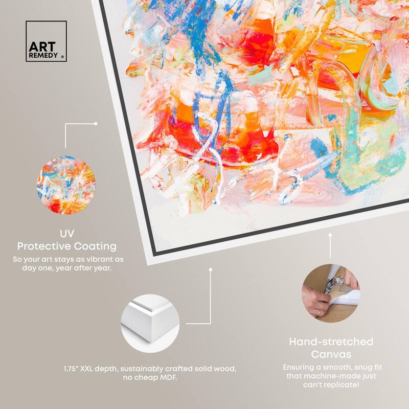 Swirling Hues I Canvas by Art Remedy