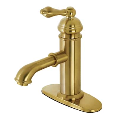 American Classic Single-Handle Bathroom Faucet with Brass Pop-Up