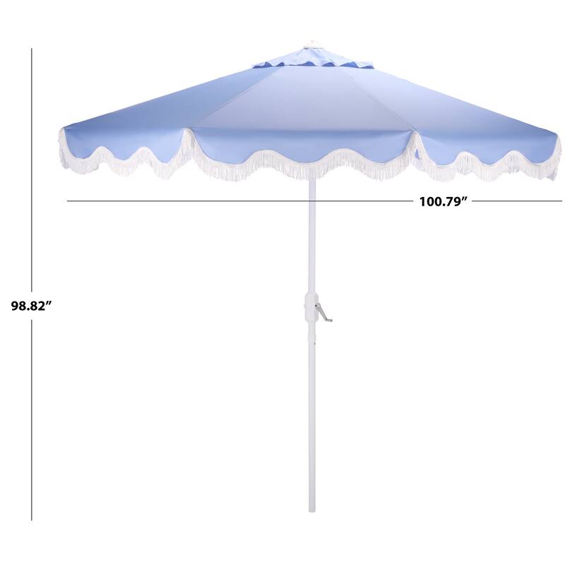 SAFAVIEH Outdoor Living Torsa 9ft Crank Umbrella