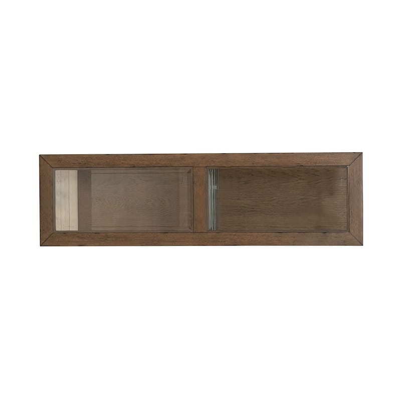 Liberty furniture Bayhill Trellis Glass Top Sofa Table - Width 59" x Depth 22" x Height 11"