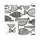 preview thumbnail 7 of 14, Seabrook Designs Cadence Fish Non-Woven Unpasted Wallpaper