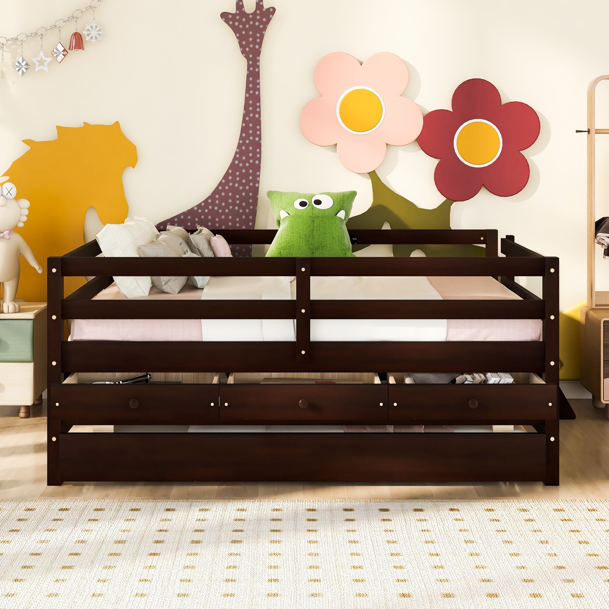 Loft trundle hotsell bed with storage