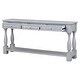 preview thumbnail 11 of 13, Console Table 64" Long Extra Thick Sofa Table with Drawers and Shelf