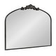 preview thumbnail 89 of 107, Kate and Laurel Arendahl Traditional Baroque Arch Wall Mirror 36x29 - Black