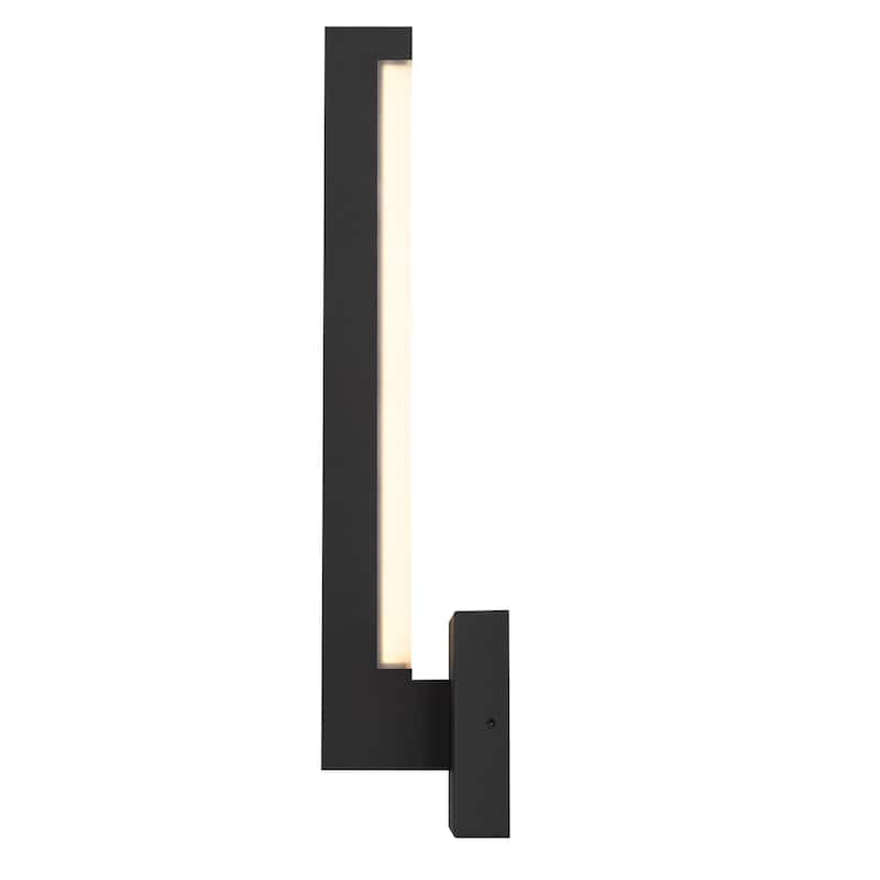 18 inch LED Wall Sconce - Black