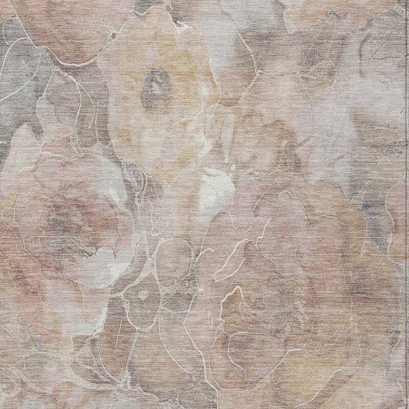 HomeRoots Floral Transitional Rectangle Outdoor Rug