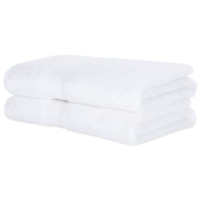 SAFAVIEH Plush Bath Towel (Set of 2) - 27" W x 54" H