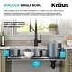 preview thumbnail 26 of 162, KRAUS Kore Workstation Undermount Stainless Steel Kitchen Sink