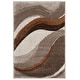 preview thumbnail 111 of 128, SAFAVIEH Hollywood Deep Mid-Century Modern Abstract Rug 2' x 3' - Beige/Brown
