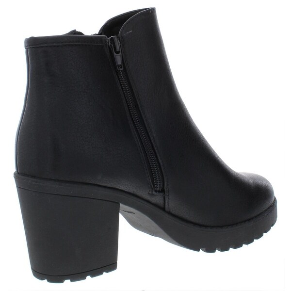 call it spring black ankle boots
