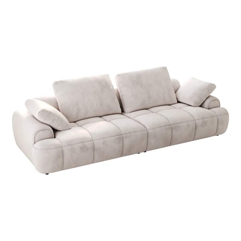 Christopher Knight Home 86.6″ Large Size Modern Upholstered 3 Seat Sofa