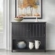 preview thumbnail 3 of 18, Simple Living Hanover Buffet Black