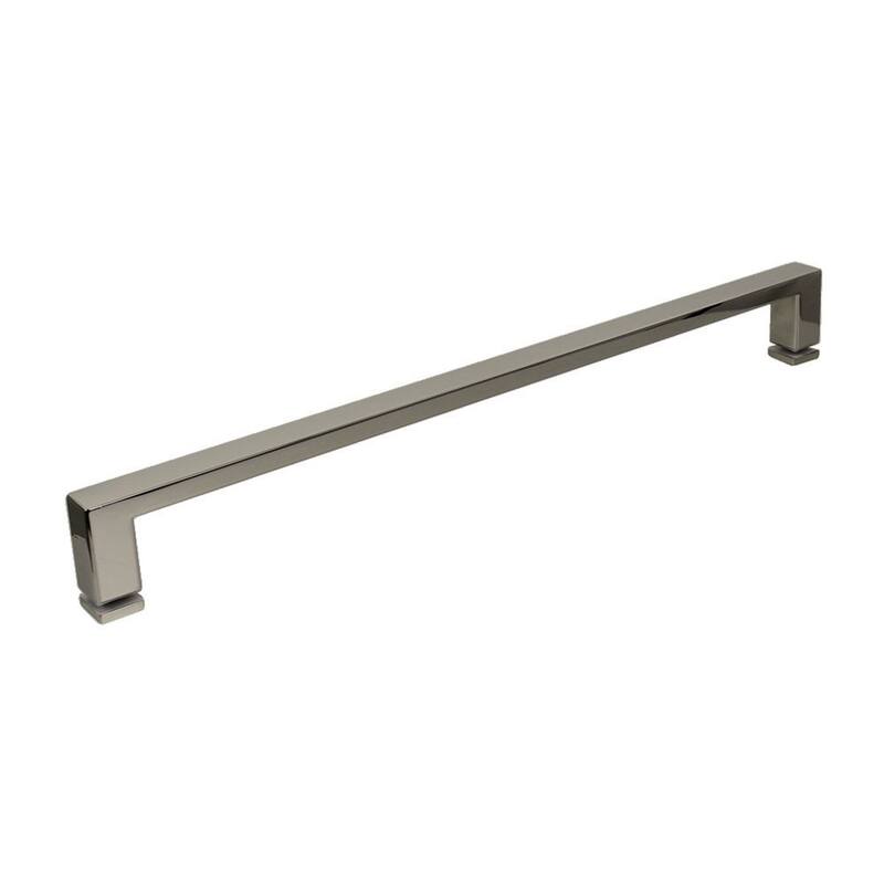 Frederick 47 in. W x 76 in. H Sliding Semi-Frameless Shower Door in Brushed Nickel with Clear Glass - 48 x 76 - 48 x 76