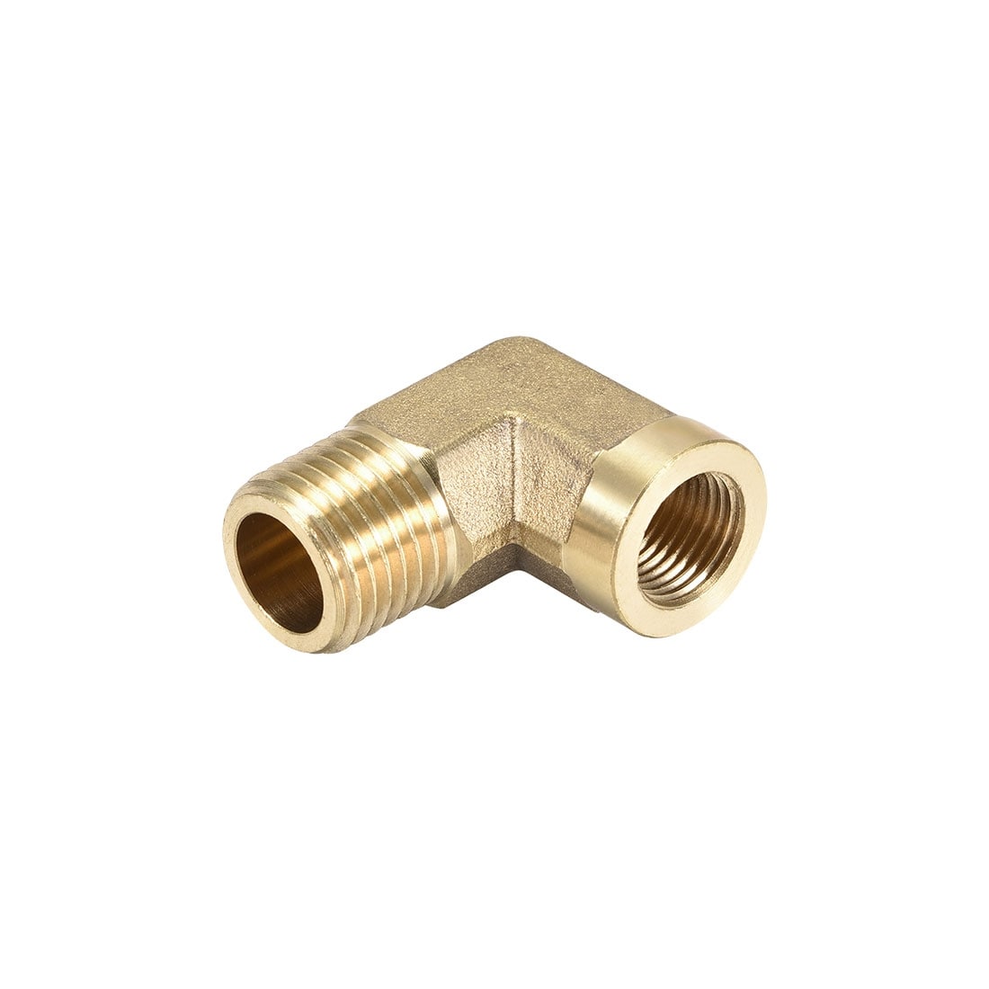 Brass Pipe Fitting 90 Degree Elbow G3//8 Male x G1//2 Male