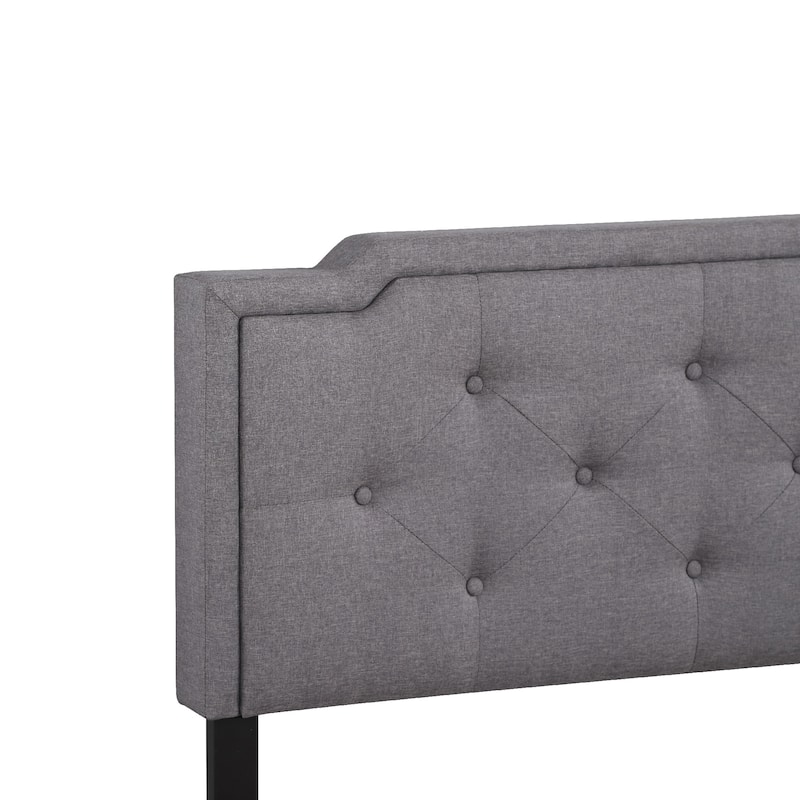 Adjustable Queen Panel Bed - 85" - Gray