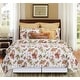 preview thumbnail 2 of 7, Maple Fall Leaves Cotton Quilt Set - Reversible and Machine Washable