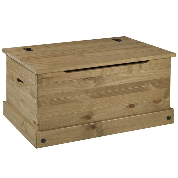 Wood Storage Trunk Ottoman Corona | Furniture Dash