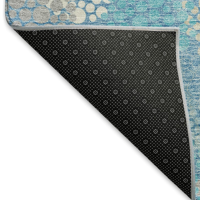 Premium Washable Super Soft Contemporary Clusters Mayfield Rug