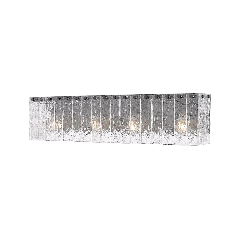 Z-Lite Glacier 4 Light Vanity - Matte Black