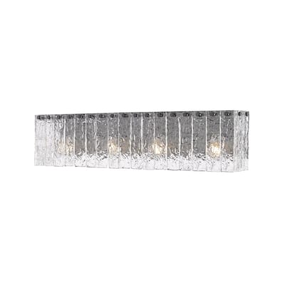 Z-Lite Glacier 4 Light Vanity - Matte Black