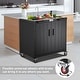 preview thumbnail 6 of 7, FEASTO KT2435D Stainless Steel Outdoor Kitchen Series Counter Freestanding Sink Station