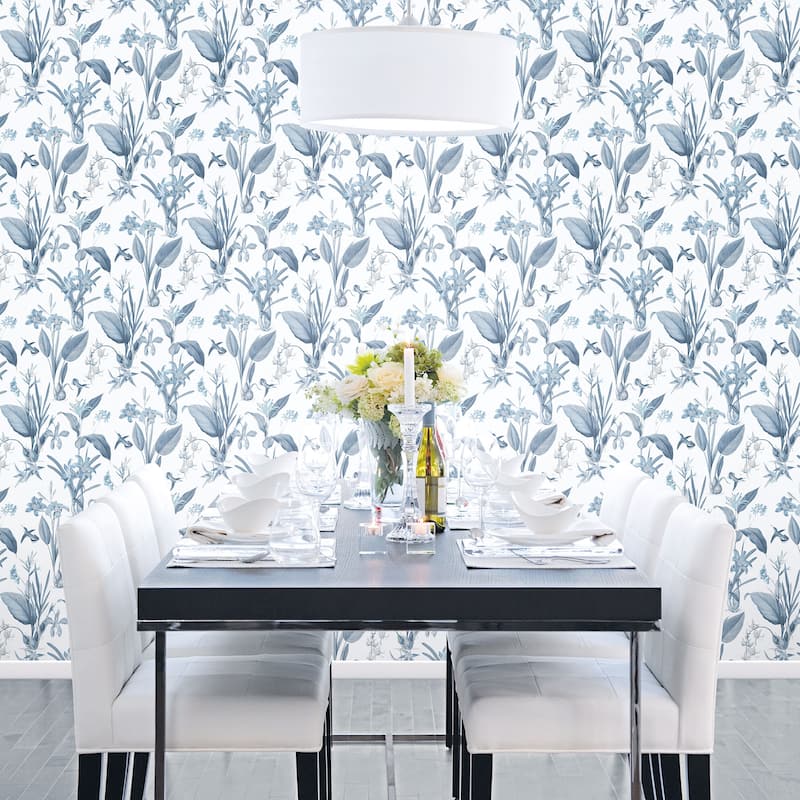 Galerie Wallcoverings Secret Garden Botanical Floral Non-woven Matte Wallpaper Roll