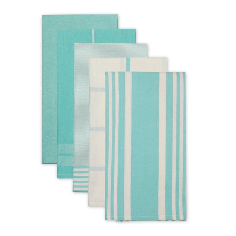 Classic Oversized Woven Dishtowels (Set of 5)