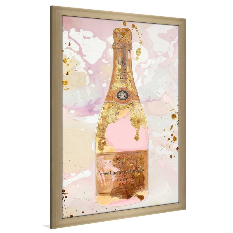 "Champagne in Pink" by Jodi Print on Acrylic