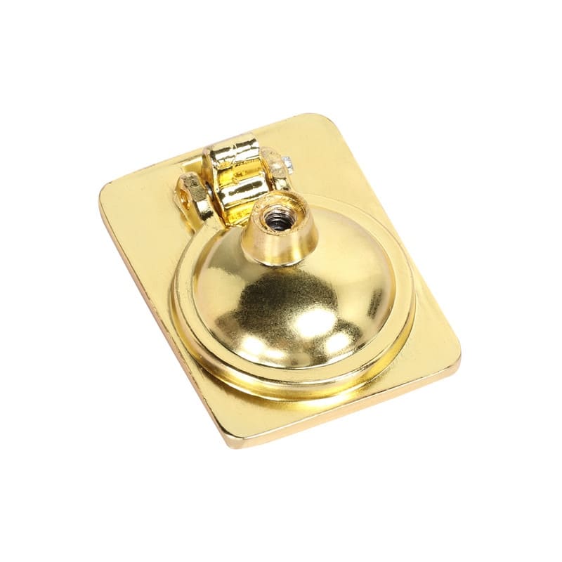Utopia Alley Kent Cabinet Ring Pull Knob - Vintage Cabinet Hardware with Hand Finished Polished Gold, 1.6"