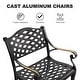 preview thumbnail 22 of 25, Nuu Garden Outdoor 2-Person Cast Aluminum Bistro Set with Cushions