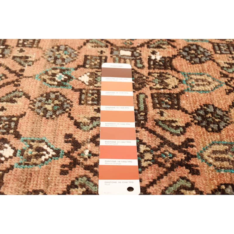 ECARPETGALLERY Hand-knotted Andelz Copper Wool Rug - 2'11 x 9'3