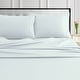 preview thumbnail 7 of 16, Tribeca Living 1000 Thread Count Egyptian Cotton Extra Deep Pocket Bed Sheet Set Cal King - White