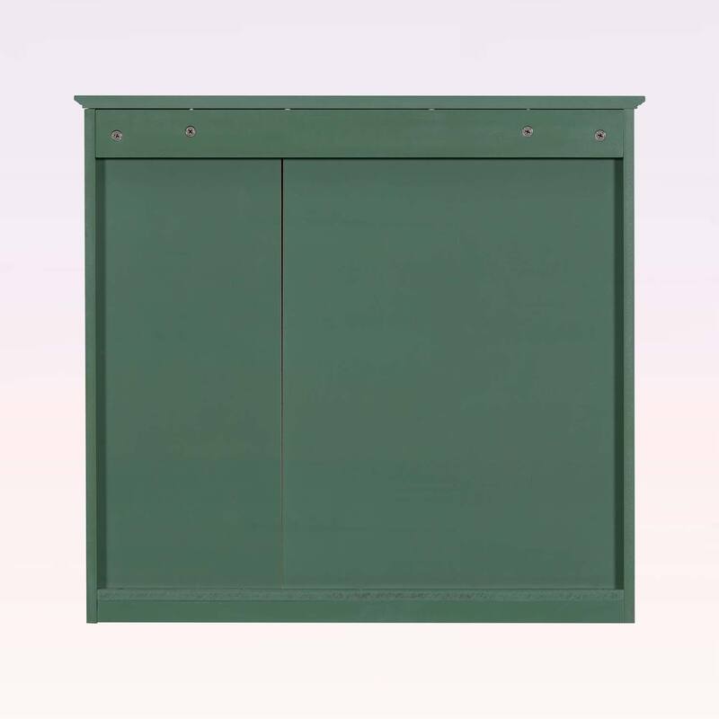 30'' x 28'' Wall Mounted Bathroom Storage Cabinet with Mirror,Modern Design,3 Open Shelves,and Concealed Storage
