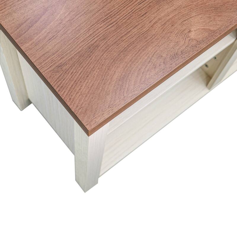 TV Stand for up to 80" TVs with 6 Open Storage Compartments - 65 inches