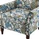 HULALA HOME Nailhead Trim Traditional Accent Armchair with Rolled Arms