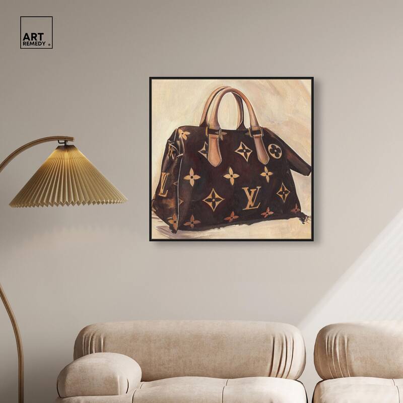 Doll Memories Majestic Monogram Canvas by Art Remedy