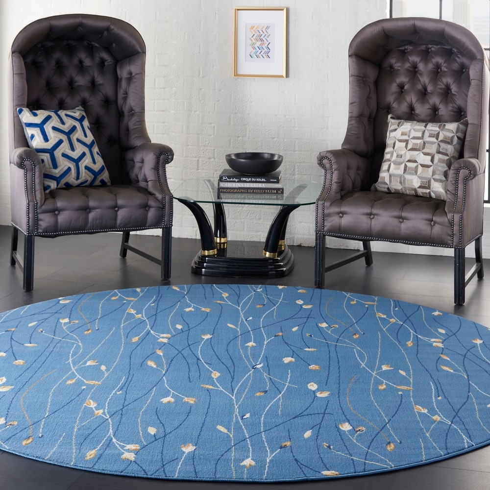 Nourison Grafix Floral Botanical Transitional Area Rug