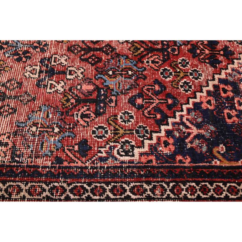 ECARPETGALLERY Hand-knotted Antalya Vintage Red Wool Rug - 4'4 x 6'6