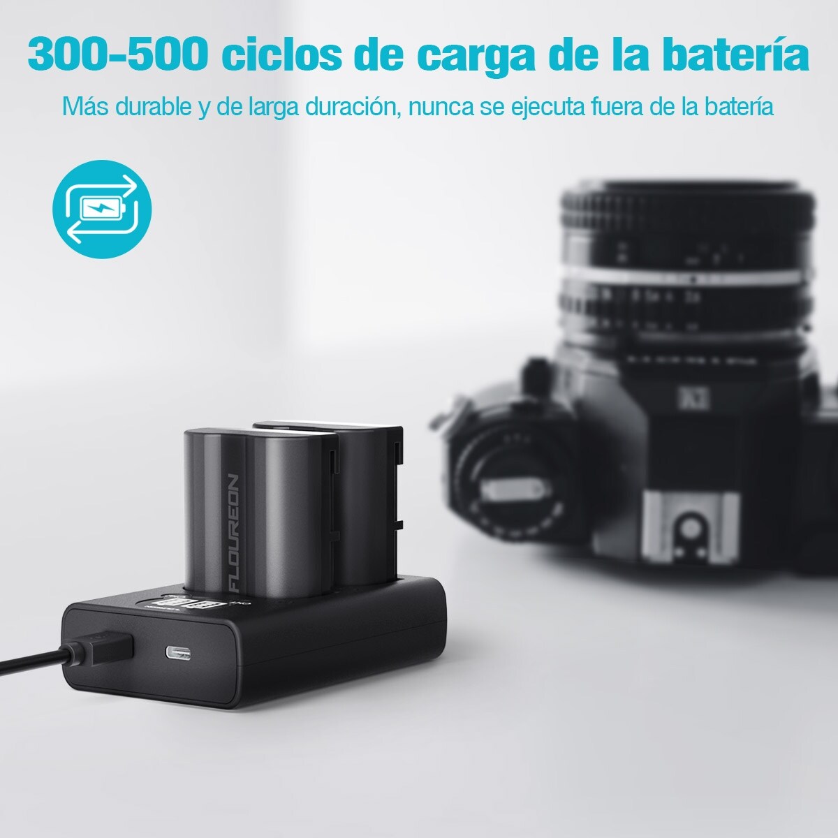 Floureon Enel15 Camera Batteries Charger Set For Nikon D7000 D7100 D7200 D7500 D800 D800e D500 D600 Overstock 28825062
